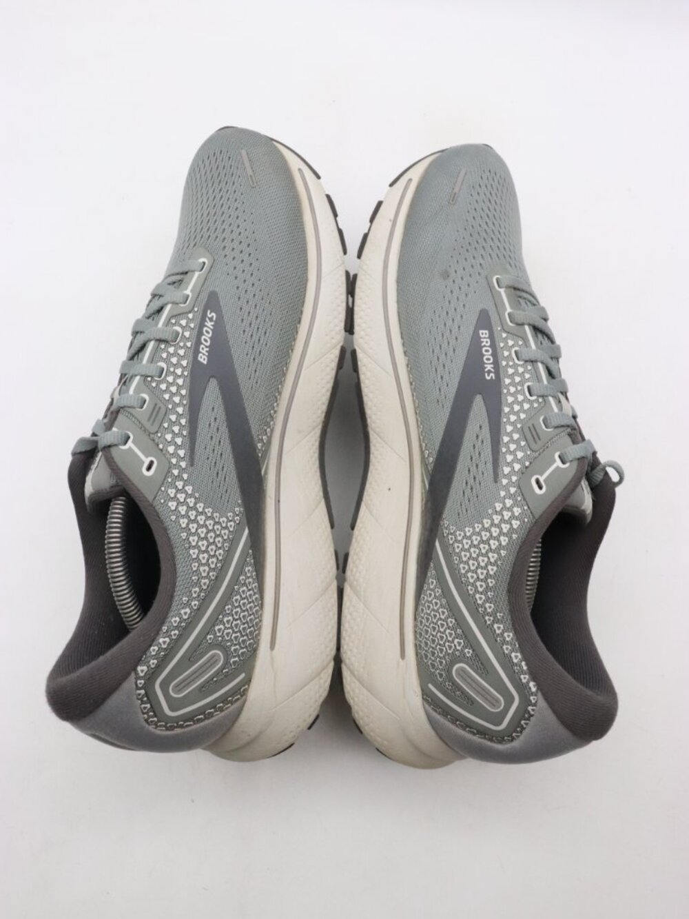Brooks Ghost 14 Shoes Men's 13 D Gray Athletic Lace Up Sneakers 1103691D067 - Picture 6 of 10